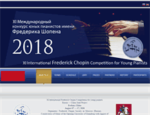 Tablet Screenshot of chopin-competition.ru